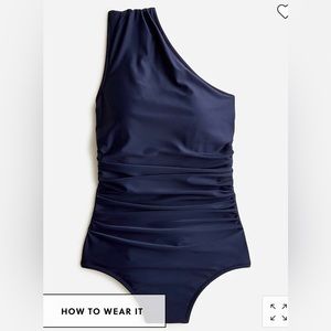 J Crew one shoulder swimsuit